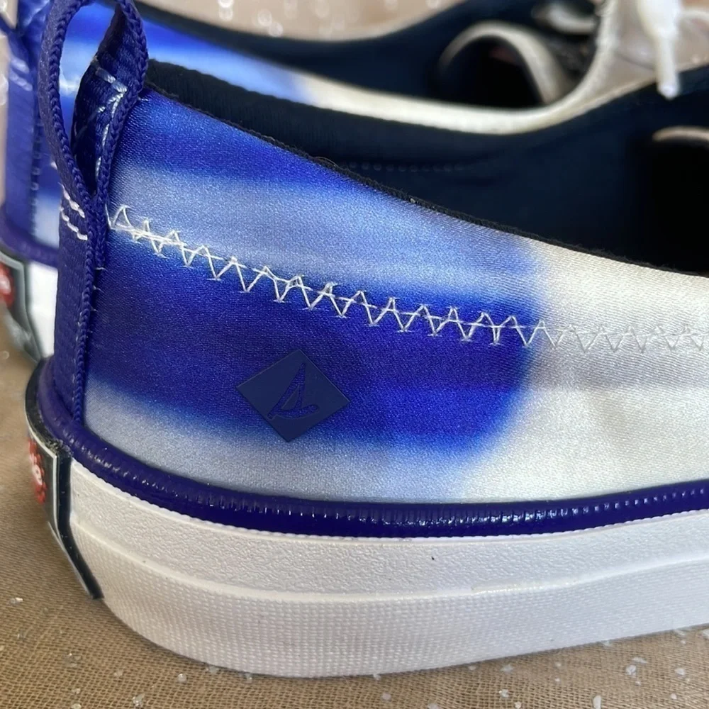 Brand New Sperry x Popsicle Red White & Blue Patriotic American Lace Up Sneakers
